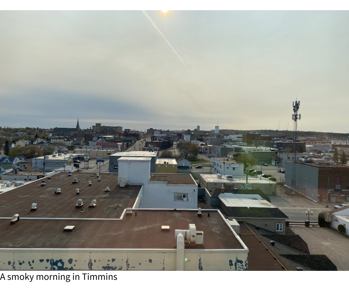 A smoke morning in Timmins picture