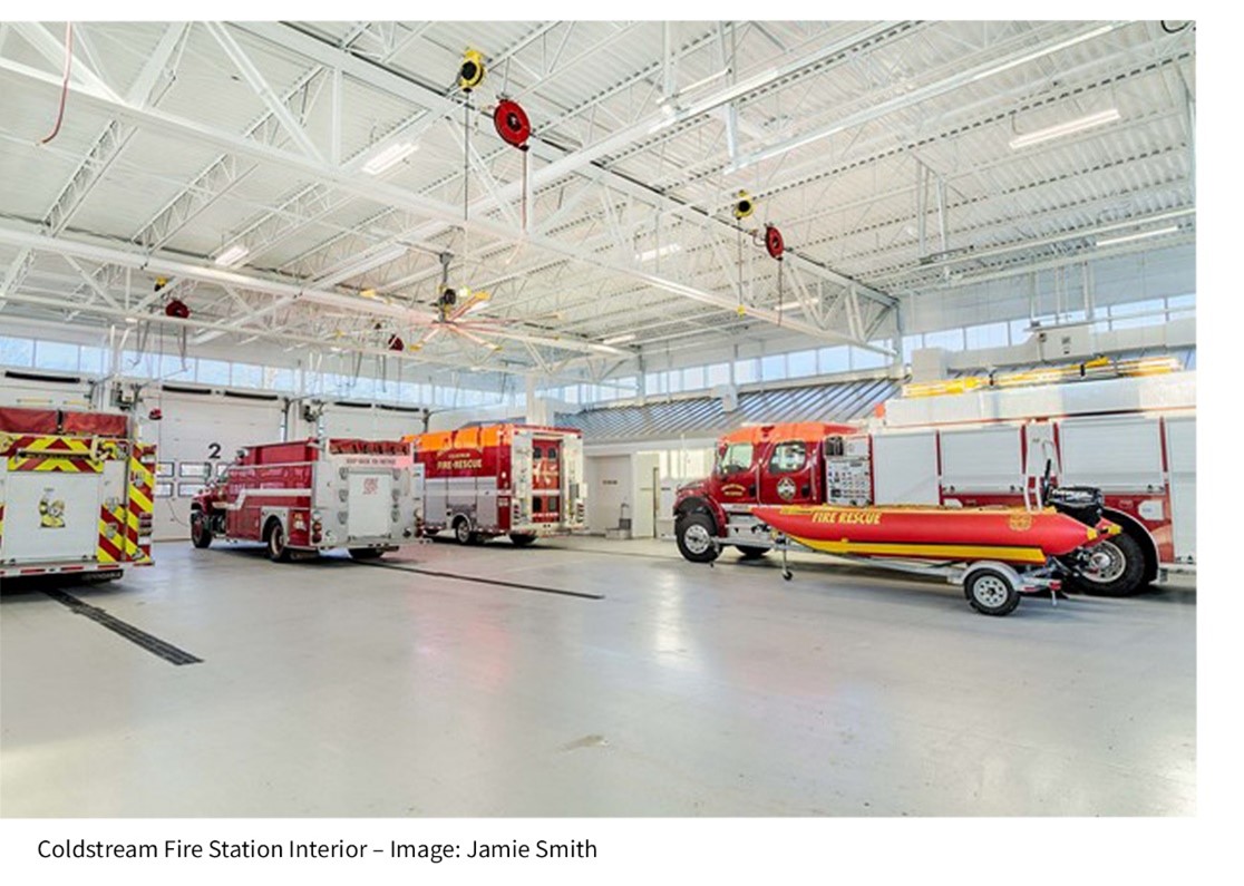 coldsteam fire station interior