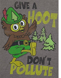 Give a Hoot Don't Pollute ad pic