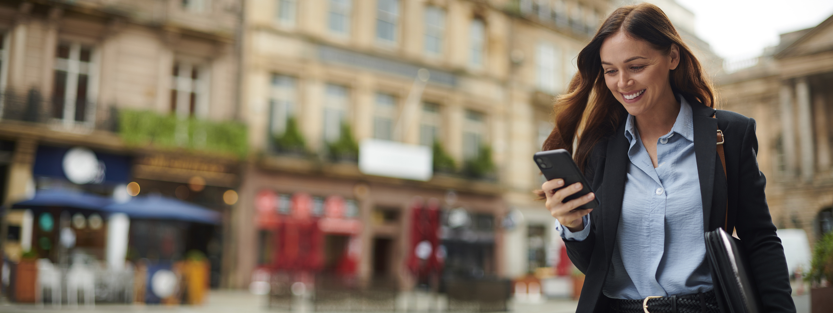 Woman on phone